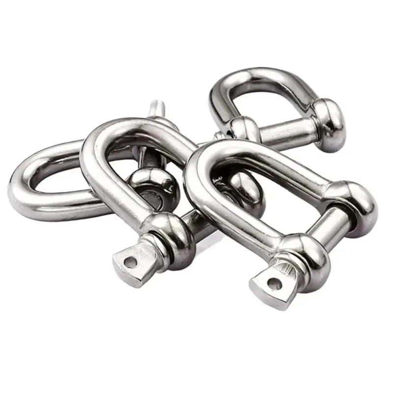 

Glb M4 M8 M12 Short Boat Rigging Hardware Stainless Steel Breaking Straight D Rigging Shackle Hooks
