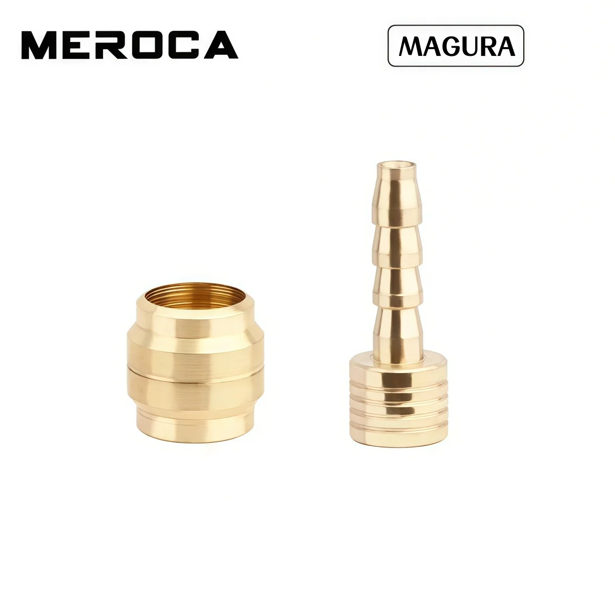 MEROCA Bike Hydraulic Brake Olive & Barb Fitting Kit– Compatible With Shimano BH90 / BH59 / Tektro /