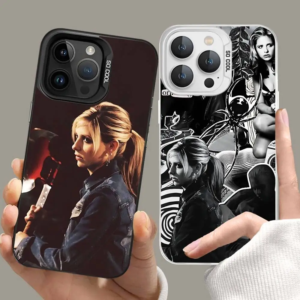 

B-buffy The-V-vampire Slayer Phone Case For IPhone 17 16 15 11 12 13 14 Pro Max 16 Plus 12 Mini 7 8 XR XS 15Pro MAX Cove