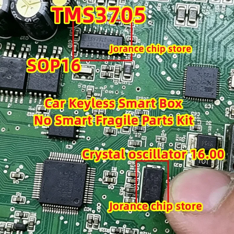 TMS3705 SOP16 crystal oscillator 16.00 car keyless intelligent box without intelligent one key start vulnerable parts kit