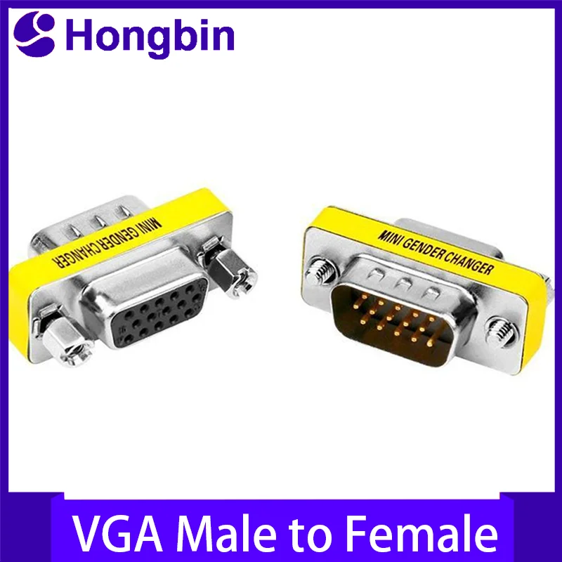15-Foot VGA Male to Female Extension Cable Straight through for 15 Hole Converter Plug Computer VGA Conversion Interface