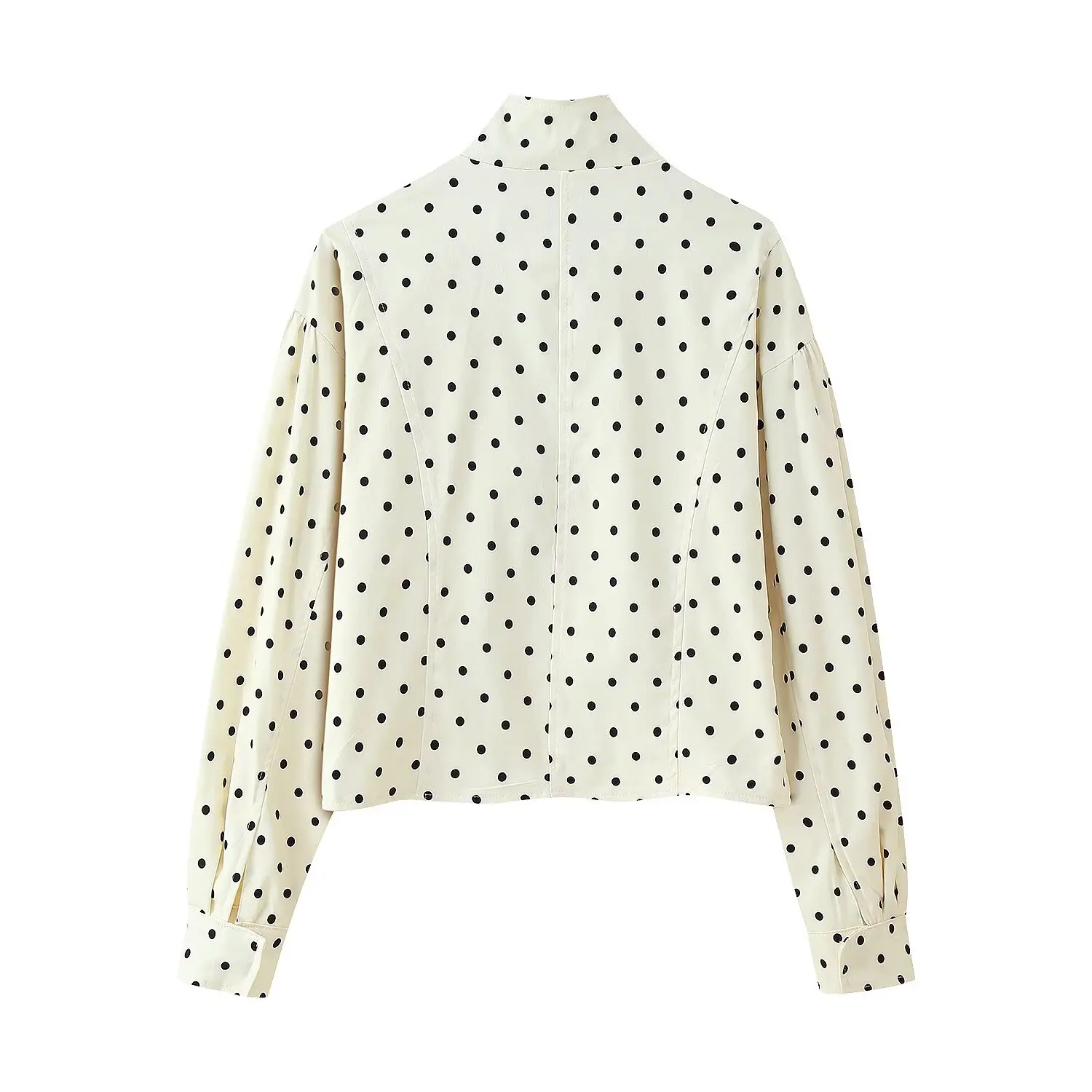 Faionable lunares Jaet ort Sve cuerpo largo prendas de vestir exteriores para mujer otoño nueva ropa de mujer Sle fibra de poliéster versátil