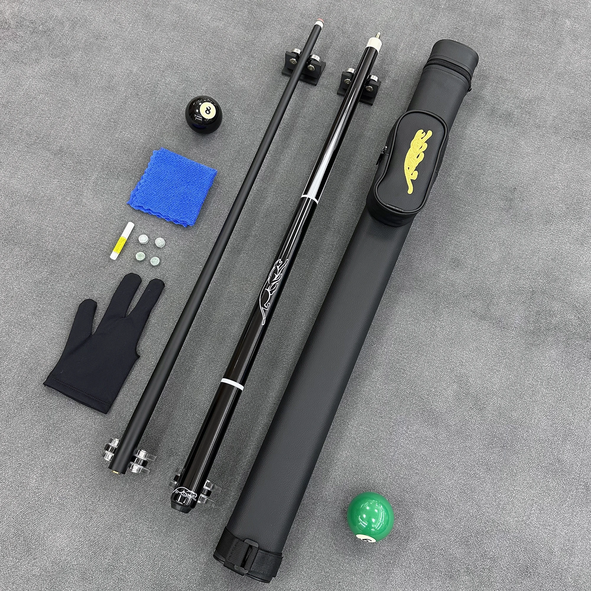 High-Performance Pool Cue Stick with Complete Billiards Accessories Set & Protective Carry Case