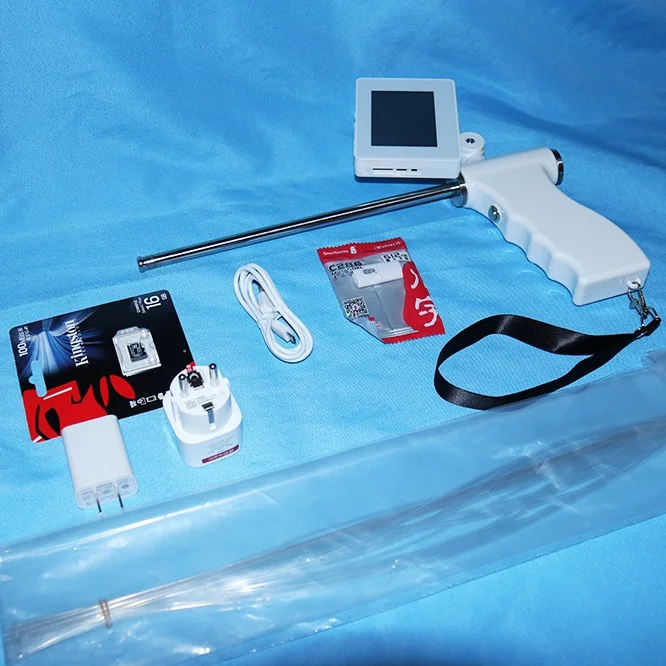 معدات العيادة البيطرية الناب التلقيح الاصطناعي البصري G un مع 5MP #5