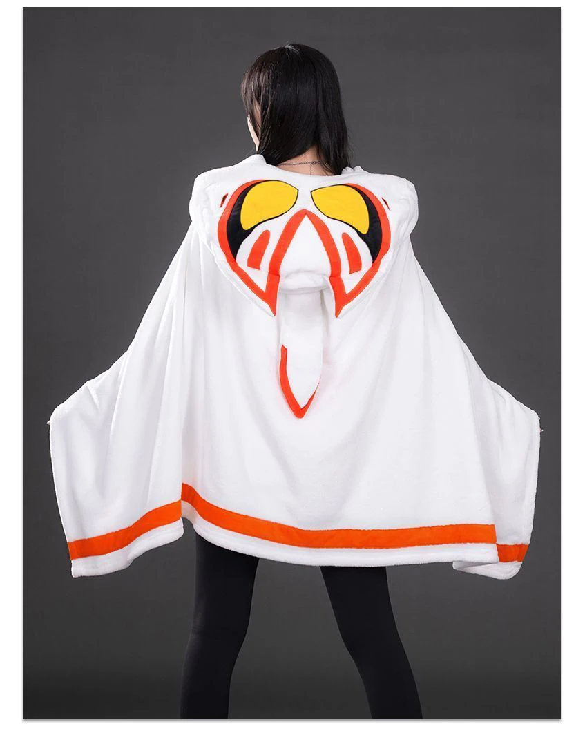 Kawaii Kamen Rider Plüschdecke Geats Multifunktionale Warme Nickerchendecke Dopamin-Komfort-Mantel Anime Kapuzenumhang Perfekte Geschenke – Detail 6
