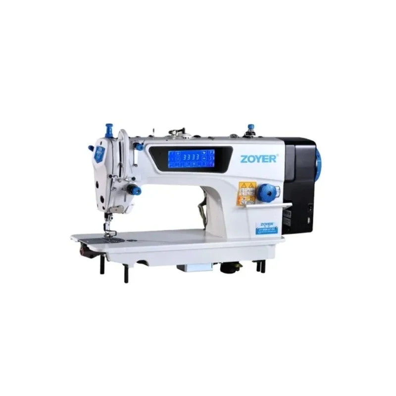 ZY-A7-D3 Zoyer التحدث محرك مباشر شاشة تعمل باللمس السيارات المتقلب عالية السرعة ماكينة خياطة جاك F4 نوع للتي شيرت