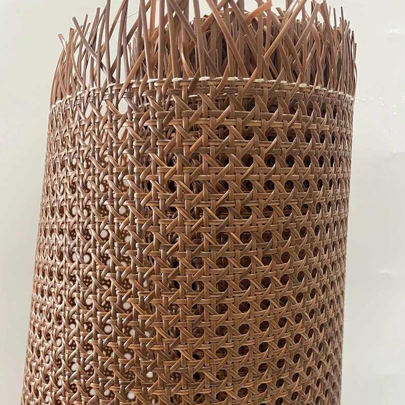 Multi Size New Colors Indonesian Plastic Rattan Cane Chair Table Furniture Repair Material Webbing Roll Wicker Sheet Exclusive