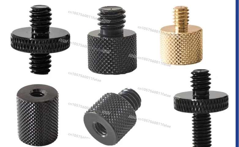 Aluminum Alloy Adapter Nut Photography Accessories Tripod 1/4 Screw Adapter 3/8 Interface Mutual Rotation