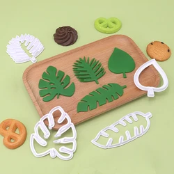 Monstera Deliciosa Palm Leaf Cutter Gum Paste Flowers Cake Decorating Cutter Fondant Mold Sugar Tools