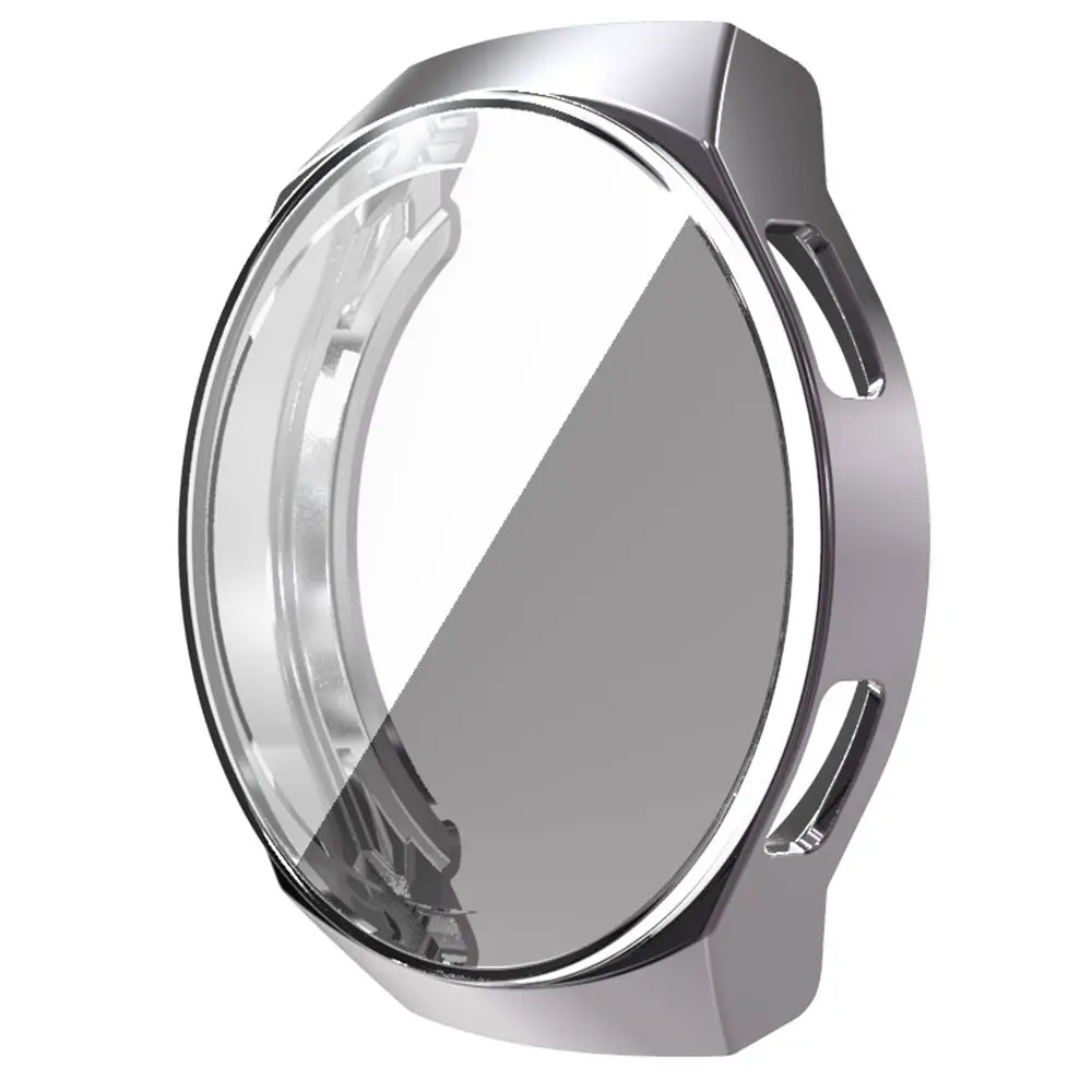 

Clear Soft Plating Protective Case Full Watch Cover Screen Protector TPU Watch Case For Huawei Watch GT 2e