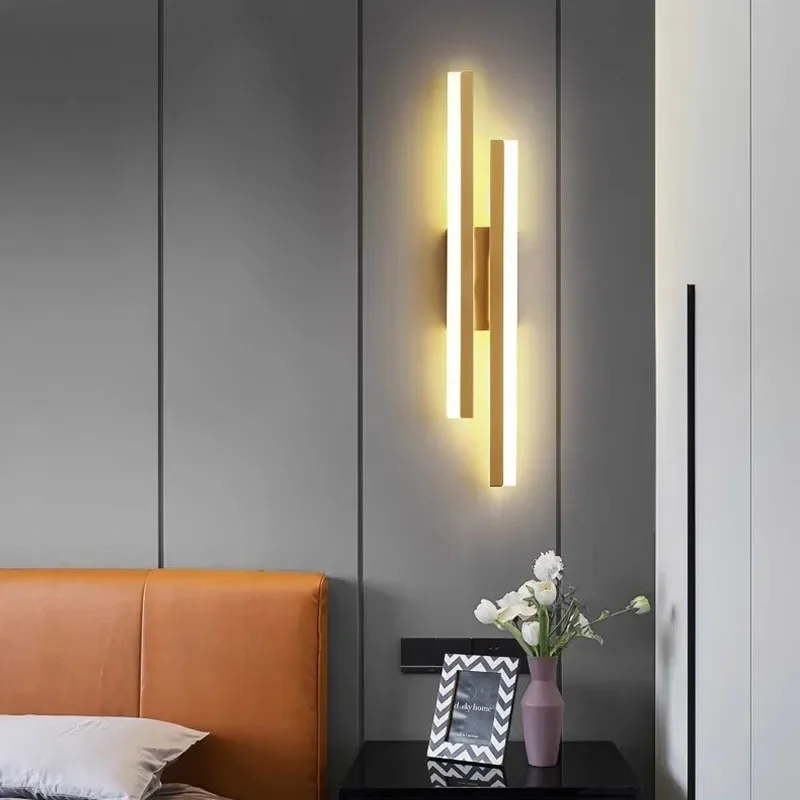 Modern LED Wall Light for Living Room Stairs Bedroom Corridor Wall Sconces Lamp Home Interior Decoration Lighting Fixture