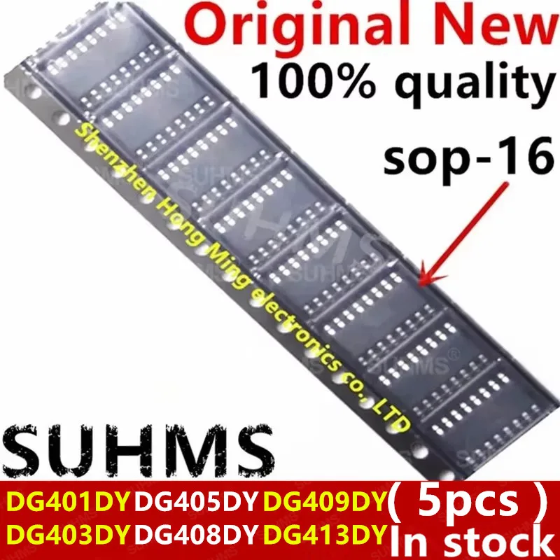 (5piece)100% New DG401DY DG403DY DG405DY DG408DY DG409DY DG413DY -T1-E3 sop-16