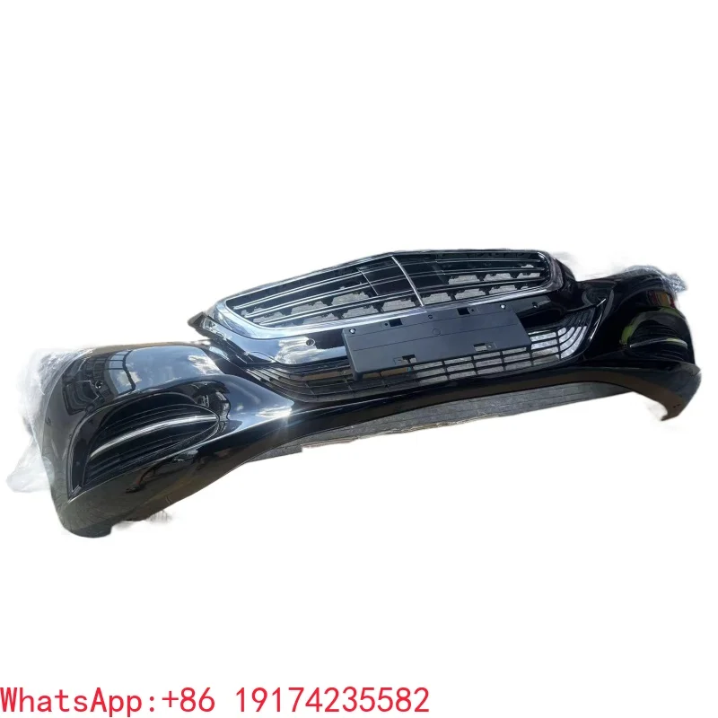 

Wholesale Front Bumper Assembly for Mercedes W222 Plastic Carbon Black 1 Set S550 Front Bumper 2013 Used