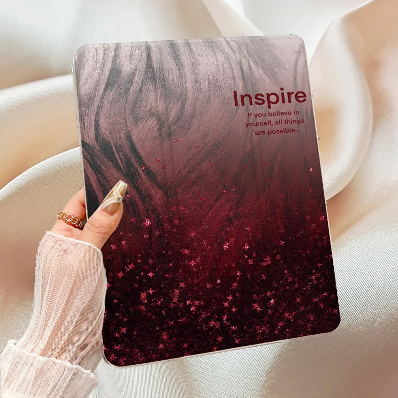 

Red shiny gradient TABLET CASE FOR iPad pro 10/11-Inch 2020/6th/7th /8th /Air 3rd/Air 4th/9th gen/Air 5th Gen 2022/Air 16