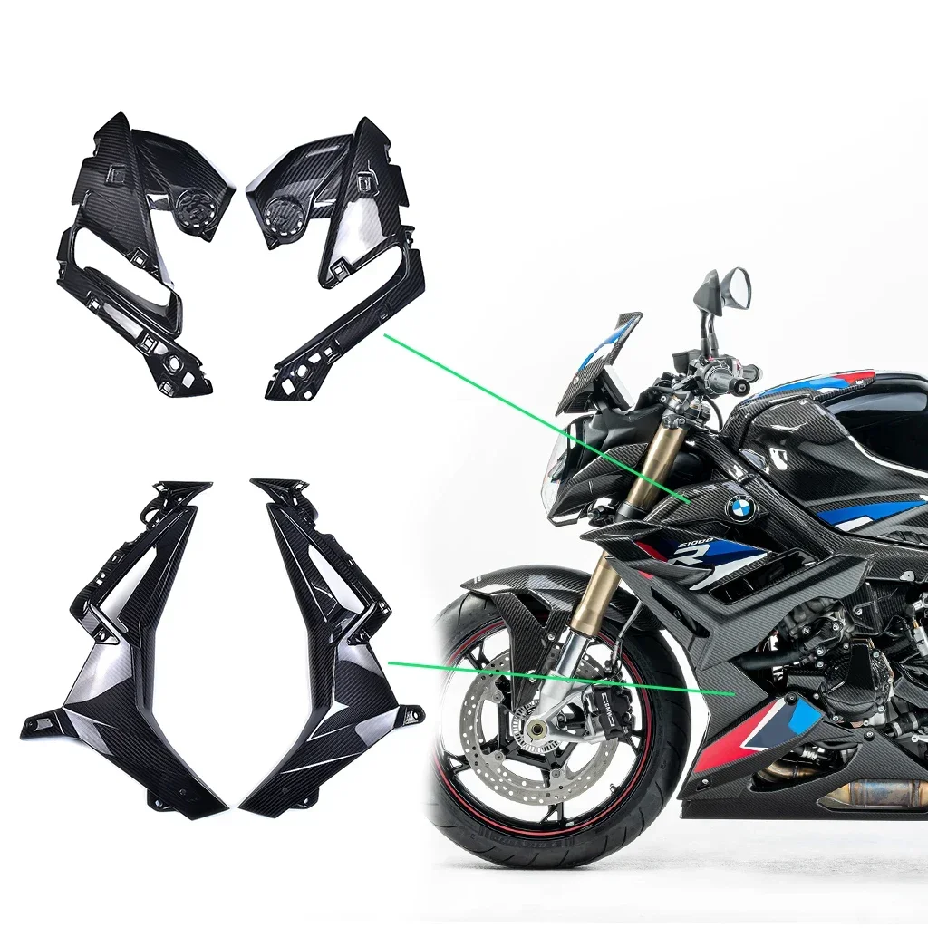 

For BMW S1000R 2021 2022 2023 2024 Real 3K Carbon Fiber Motorcycle Accessories Internal Side Cover Inside Panels Fairings