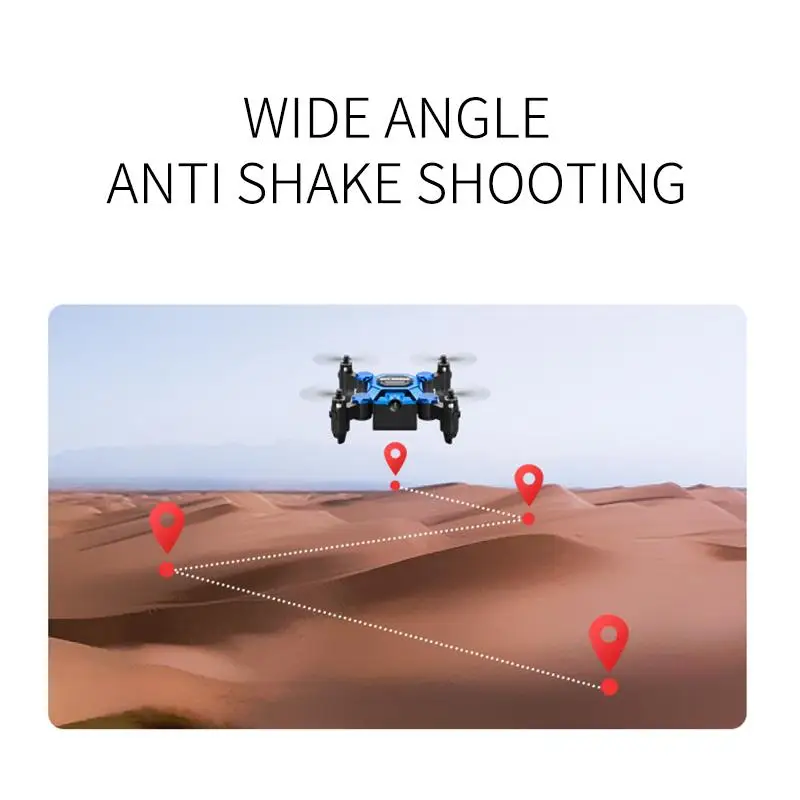Mini Foldable RC Quadcopter Drone With Stable Camera Perfect For Kids Fun Outdoors