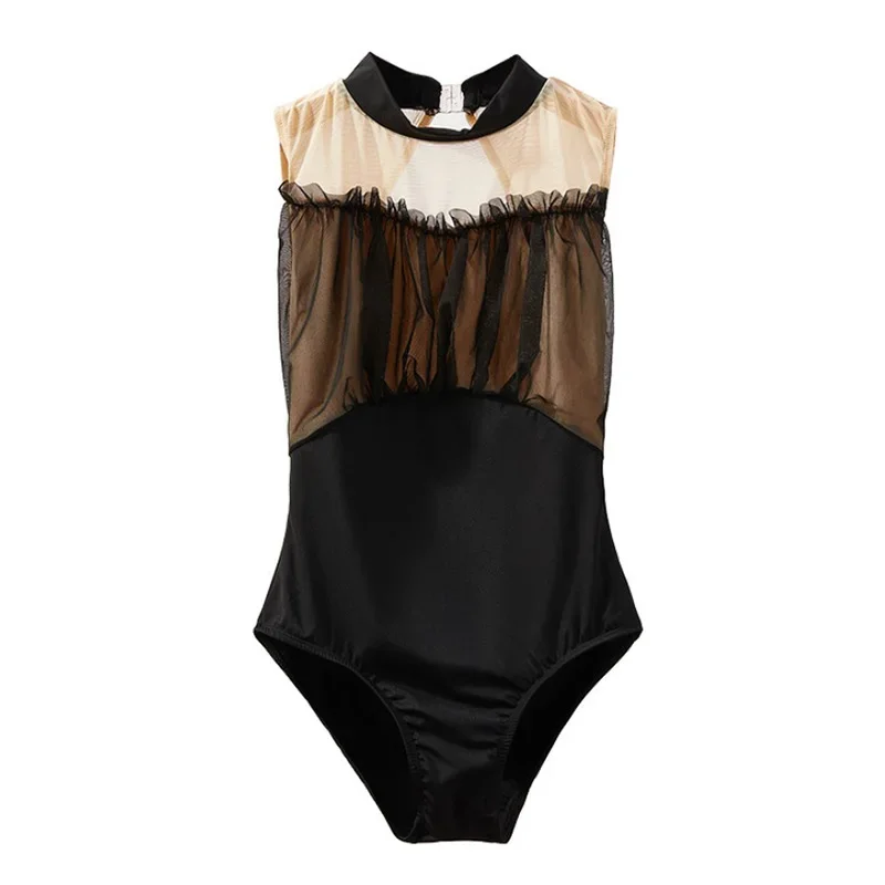 Senhoras treinamento corporal bailarina dancewear feminino patinação artística dança lírica ballet palco desempenho ginástica collant traje