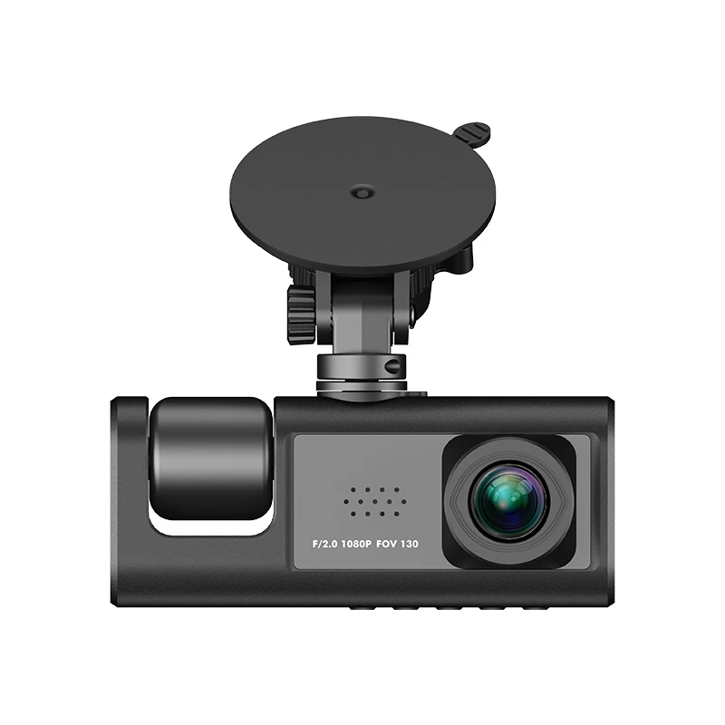 3 Channels Dash Cam 3 Lens HD 1080P 3 Ways Front Inner And Rear Camera Car Video Recorder Dvr Black Box Dash Cam