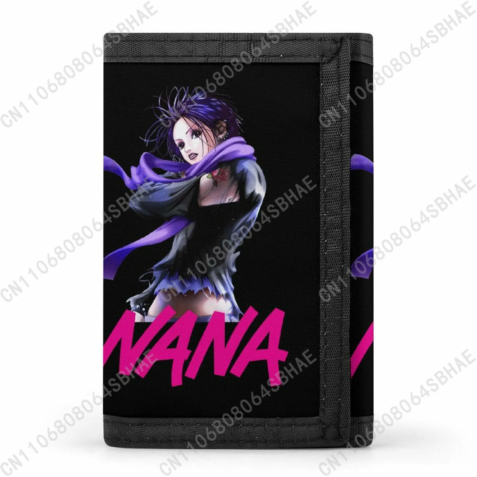 

Nana Trendy Tri Fold Wallet Teenage Girls Boys Slim 3 Fold Card Personalized Pattern Purse for School Daily Use