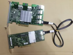 03X3834 6Gbps SAS SATA HBA LSI JBOD 24 PORT +  9211-8I HBA card