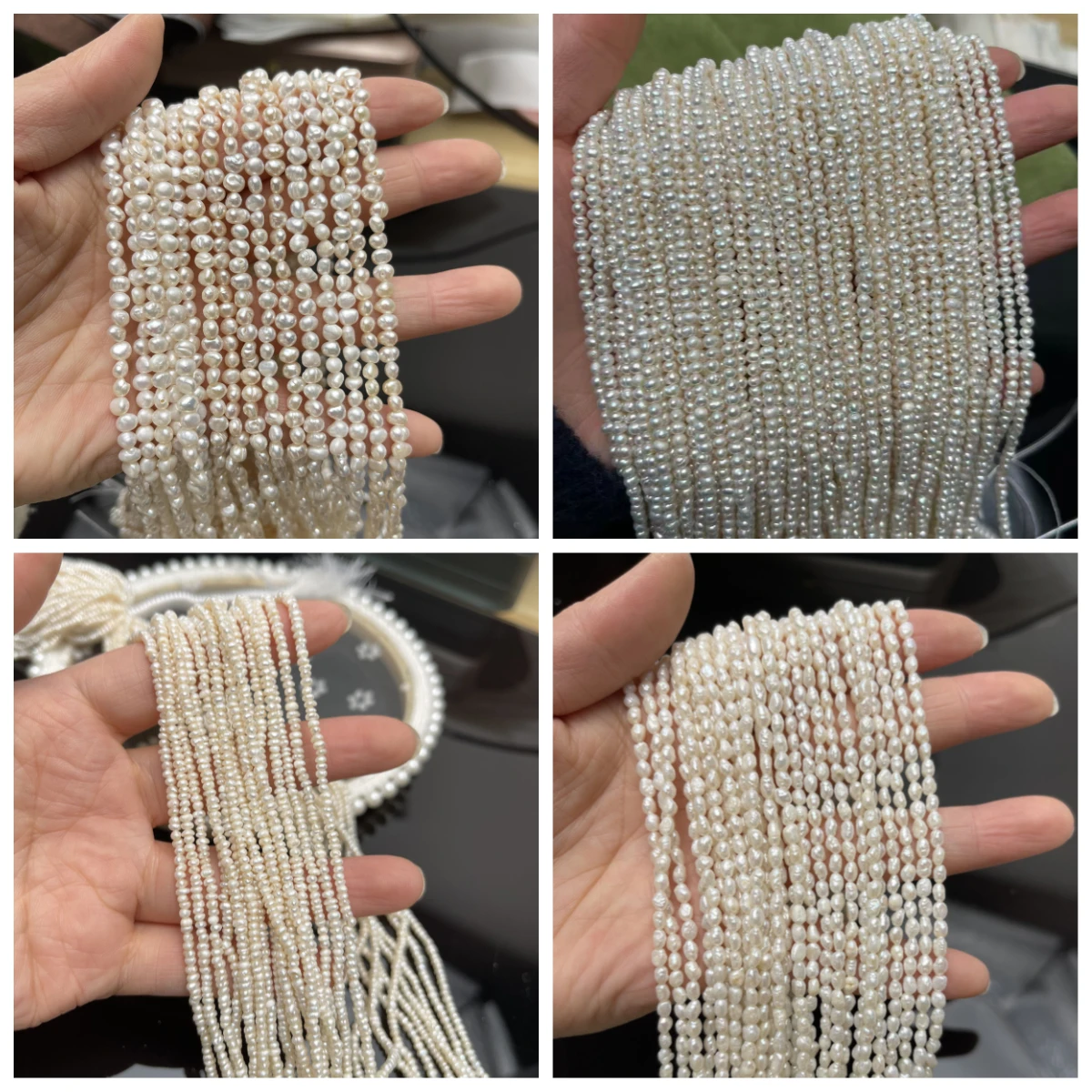 1,8-2mm AA Natürliche Süßwasser Kleine Nahe Runde Perle Isoliert Schmuck Machen DIY Halskette Armband Zubehör Hochzeit frauen