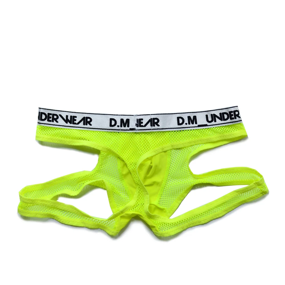 

Men's Underwear With Low Waist Sexy Mesh Transparent Thong And Fun