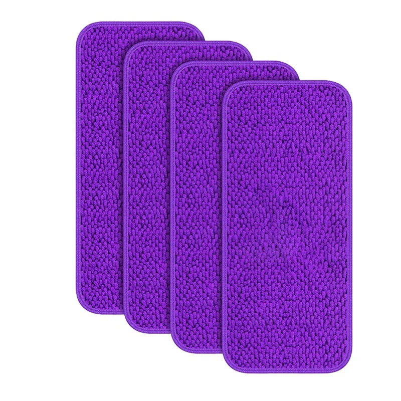 

Reusable Power Mop Refill Pads For Swiffer Power Mop Starter Kit - Swiffer Pads Refills For Floor Cleaning 4Pcs Purple Parts