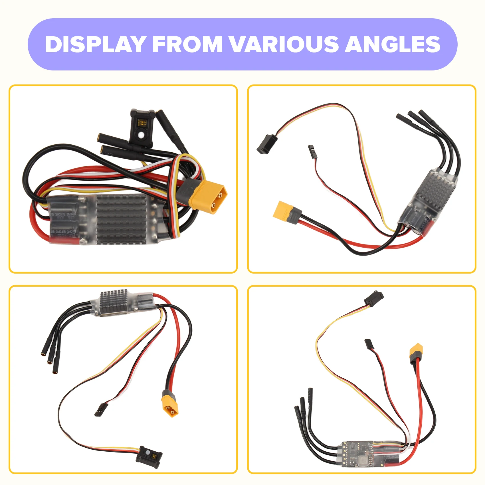 ABAC-AM32 ESC 80A Open Source Brushless Motor For RC External ESC For RC Crawler Axial SCX10 Traxas TRX-4 TRX-6