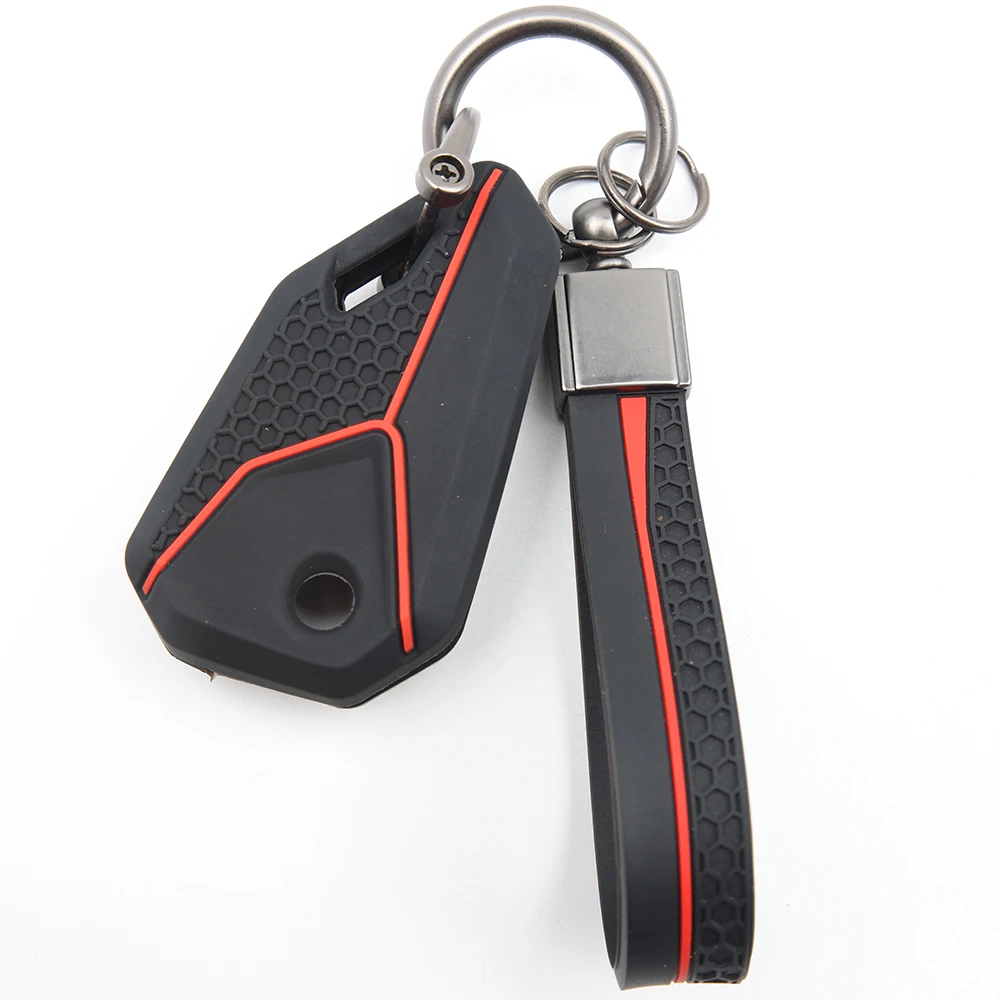Key Fob Sleeve For Honda CB125R CB150R CB250R CB300R For MV Agusta For Kawasaki For Yamaha For Suzuki with ring wrist strap - view 4