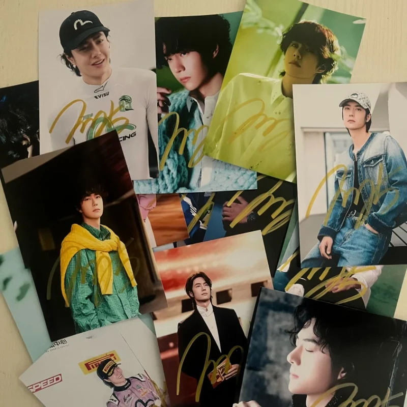 

Wang Yibo новейшая обложка журнала, музыкальный концерт, HD плакат с автографом, фотографии Yebo, рукописная подпись, изображение