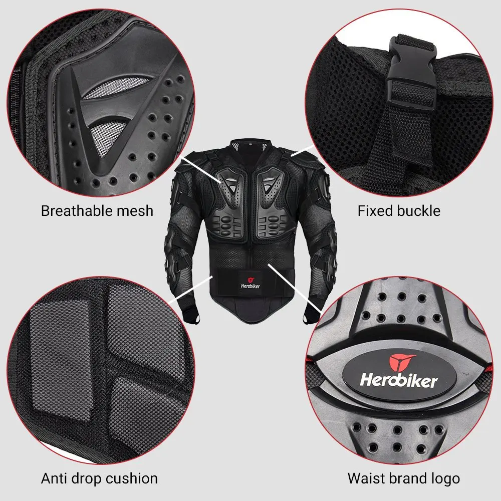 دراجة نارية سترة الصيف تنفس درع للجسم موتوكروس الصدر الخلفي حامي سترة موتوكروس إندورو سباق واقية #5