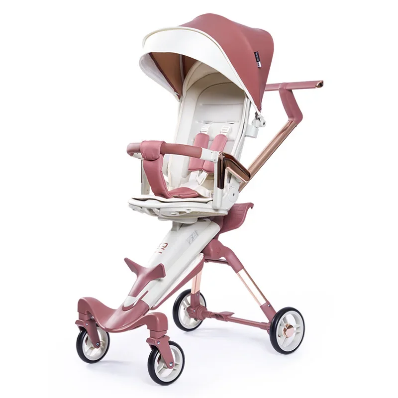 Baby Stroller Lightweight Foldable Can Sit Lie Down High Landscape Two-way Wholesale of Children's Baby Strollers