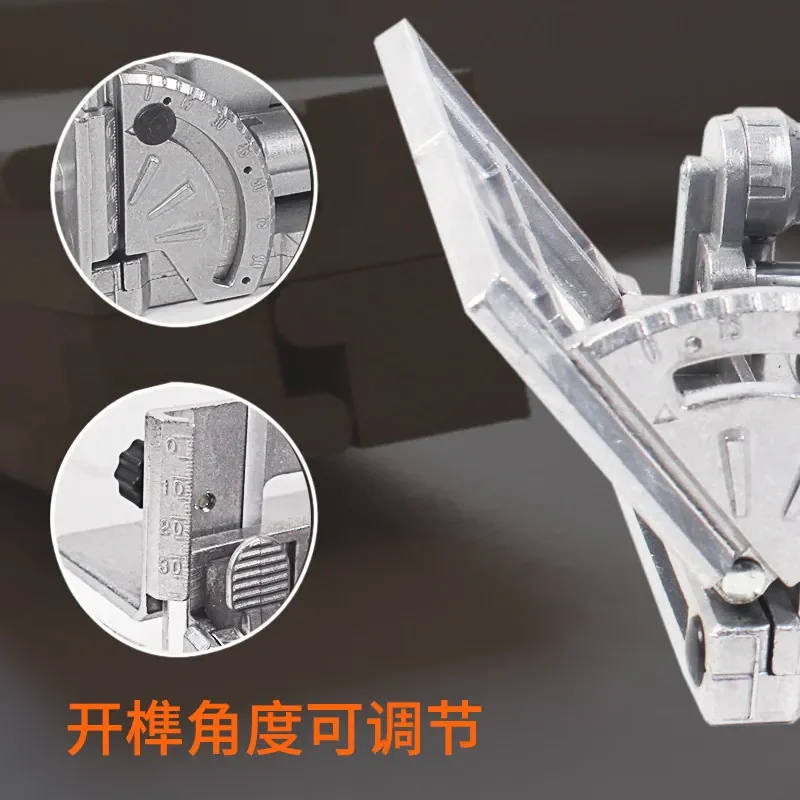 Woodworking Tenon Machine Slotting Wooden Board Decoration Splicing Biscuit Machine for Craft And DIY Projects