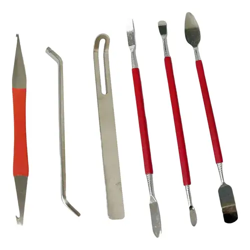 Imagen 1 del producto Herramienta de reparación de saxofón portátil, nivelación de reparación de flauta, fácil de usar, herramienta de mantenimiento de viento de madera para flauta Oboe, piezas de repuesto