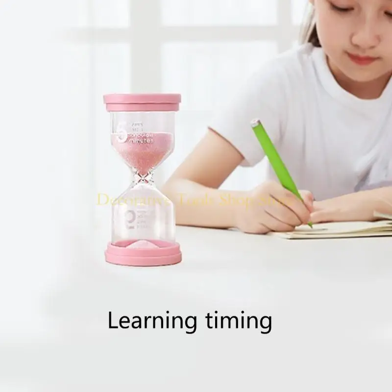 

QX2E 4pcs/set 1/5/3/10/15/30 Minutes Hourglass Sand Timers Kid Toy Hour Sand Clock