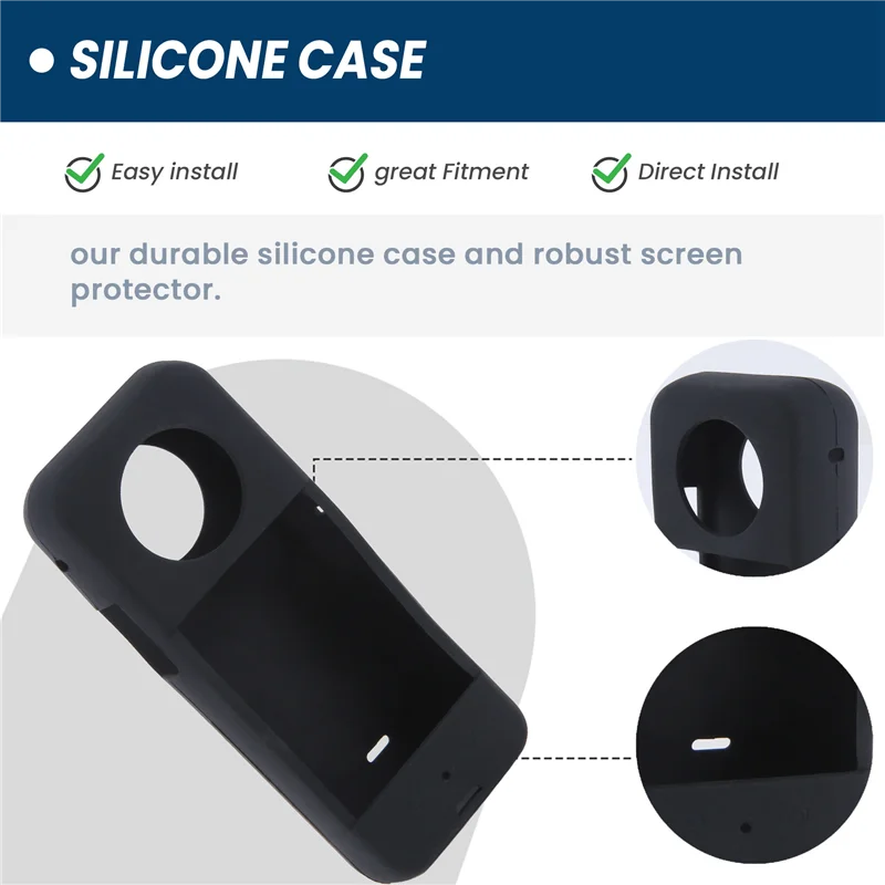 

A25P Lens Guard For Insta360 X3 Accessories Screen Protector Silicone Case Cover Mini Storage Bag Protective Frame