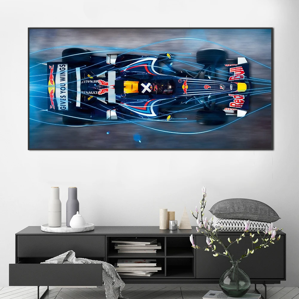 

Formula 1 Racing Poster Modern Fashion Wall Art Canvas Painting Print Give You Wings Car Picture Living Room Home Decor Cuadros