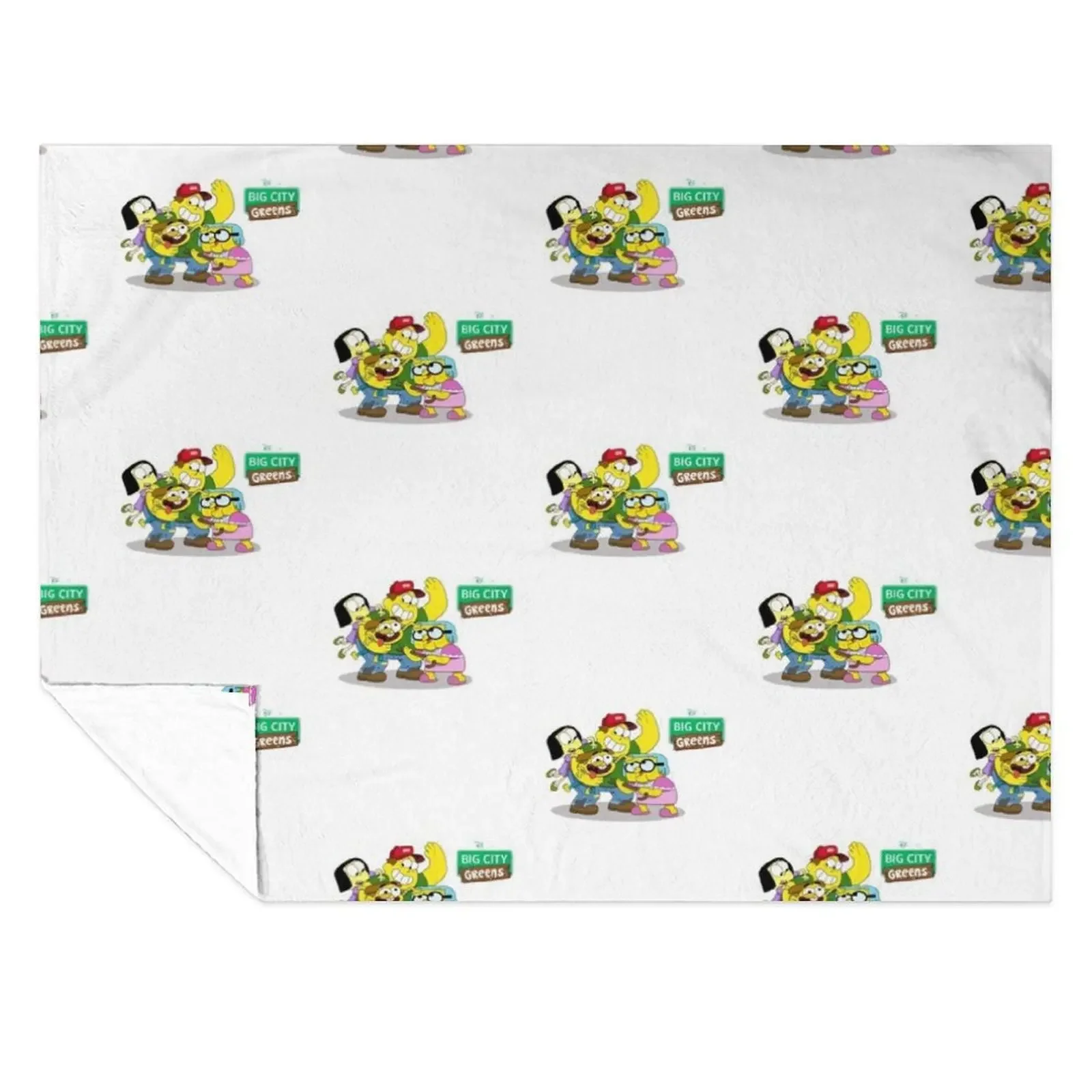 

Big city greens Throw Blanket Camping Blankets For Bed Decorative Beds cosplay anime Blankets