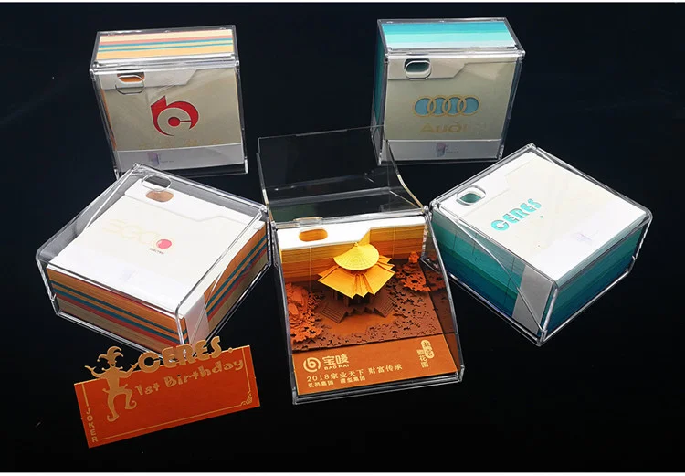 Bantalan Memo Kertas Catatan In Kreatif 3D