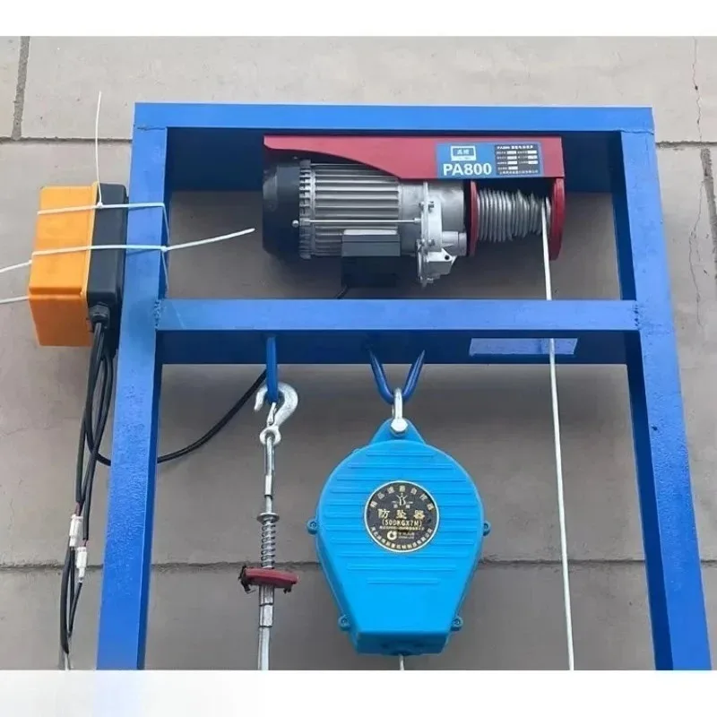 Small 1-2 Person Simple 2M 3M 5M 8M 2 Floor Mobile Mini Wire Control Electric Wire Rope Lift Home Warehouse Customizable