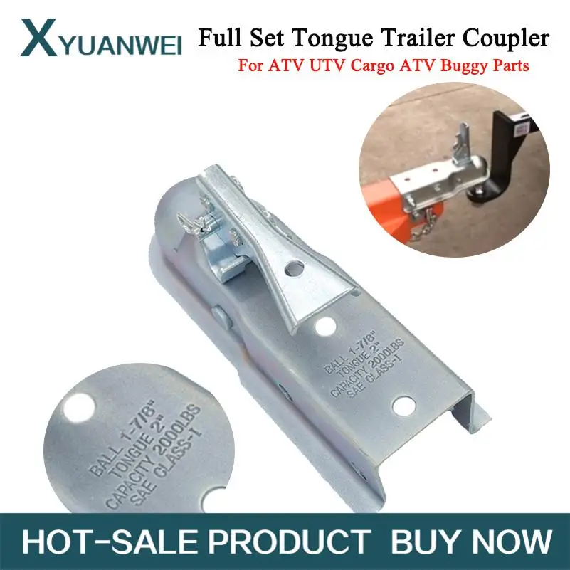 

Self made four wheel beach go kart accessories, modified trailer frame connection base, rear bar drag hook