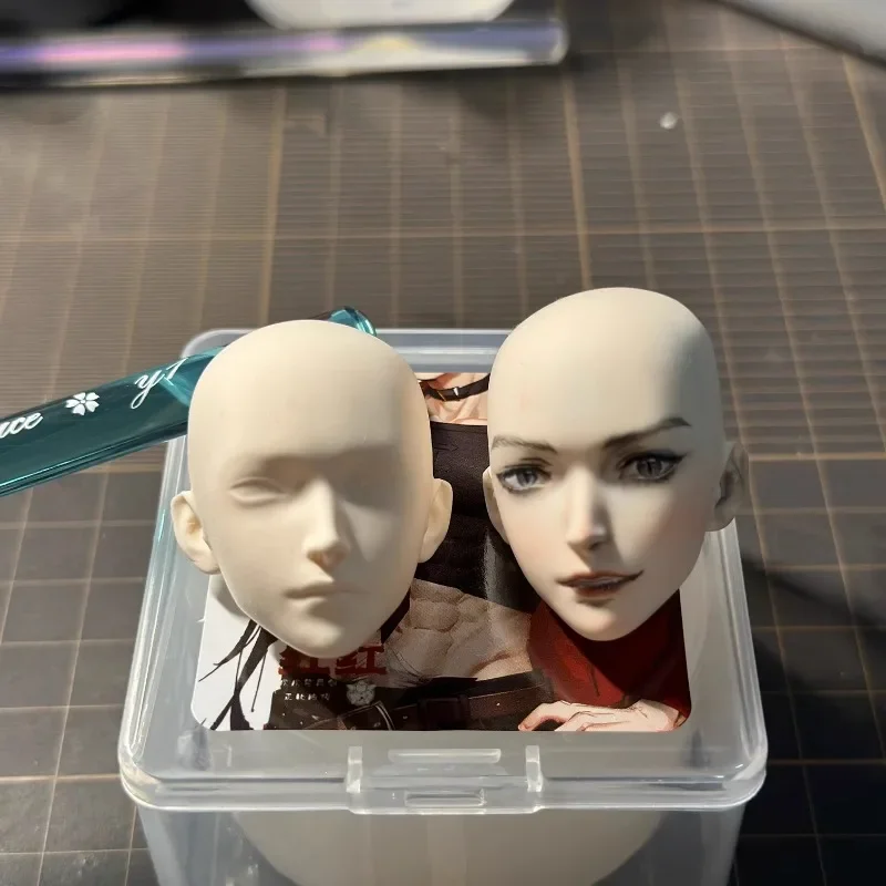 Ultralight Clay Correct Proportion Cartoon Doll Face Silicone Mold DIY Ceramic Doll Animation Character Face Contour Making Tool