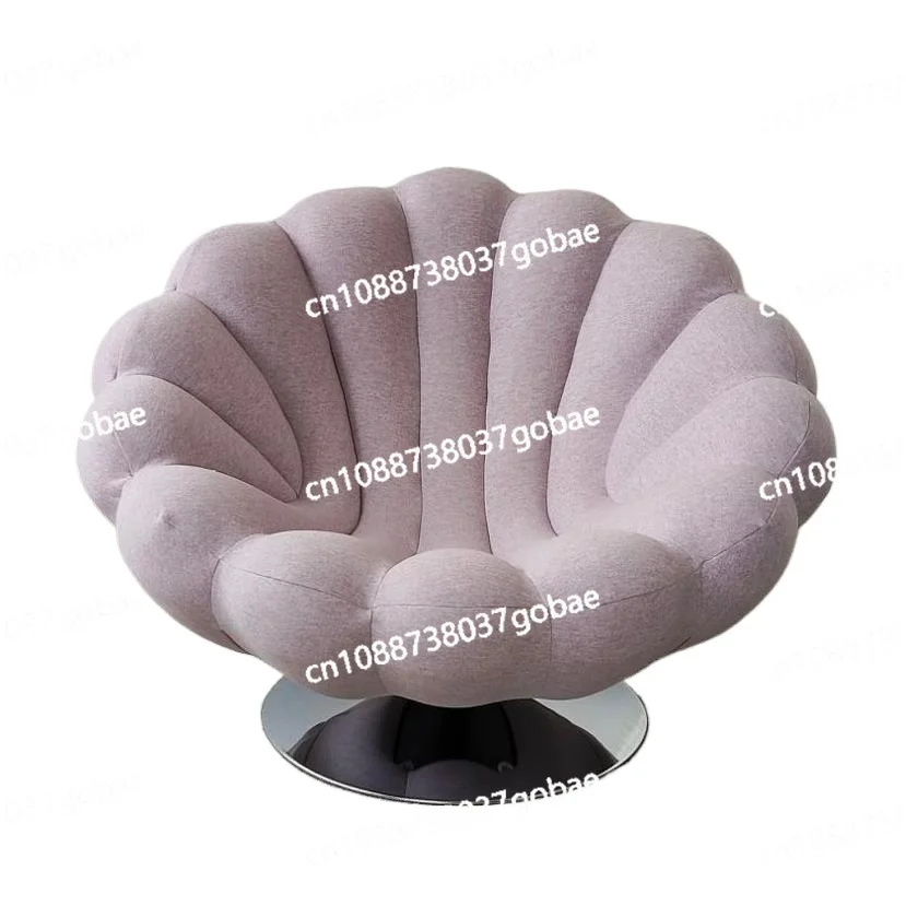 غرفة المعيشة الإبداعية كرسي واحد عارضة التصميم أريكة نسيج القطن #4