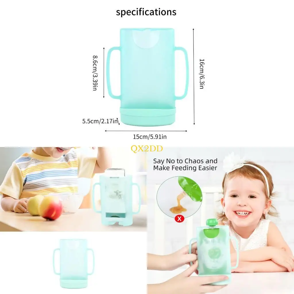 QX2D Squeeze Holder Drink Box Squeeze Proof Holder with Easy Grip Handle