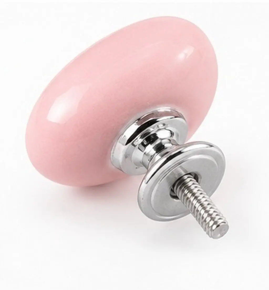 4pcs Heart-Shaped Ceramic & Stainless Steel Cabinet Knobs for Drawers, Cupboards, Wardrobes, Doors