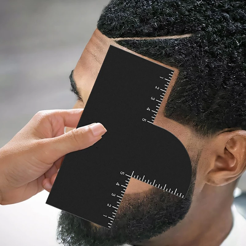1PC Professional Beard Shaping Tool Hairline Enhancing Card For Precise Beard Shaping Styling Must Have Beard Shaper For Men
