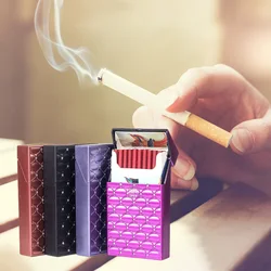 Long Slim Cigarette Case Box Cover Lady Thin Cigarette Case Box Hard Plastic Tobacco Box Storage Case Cigarette Box Case Holder