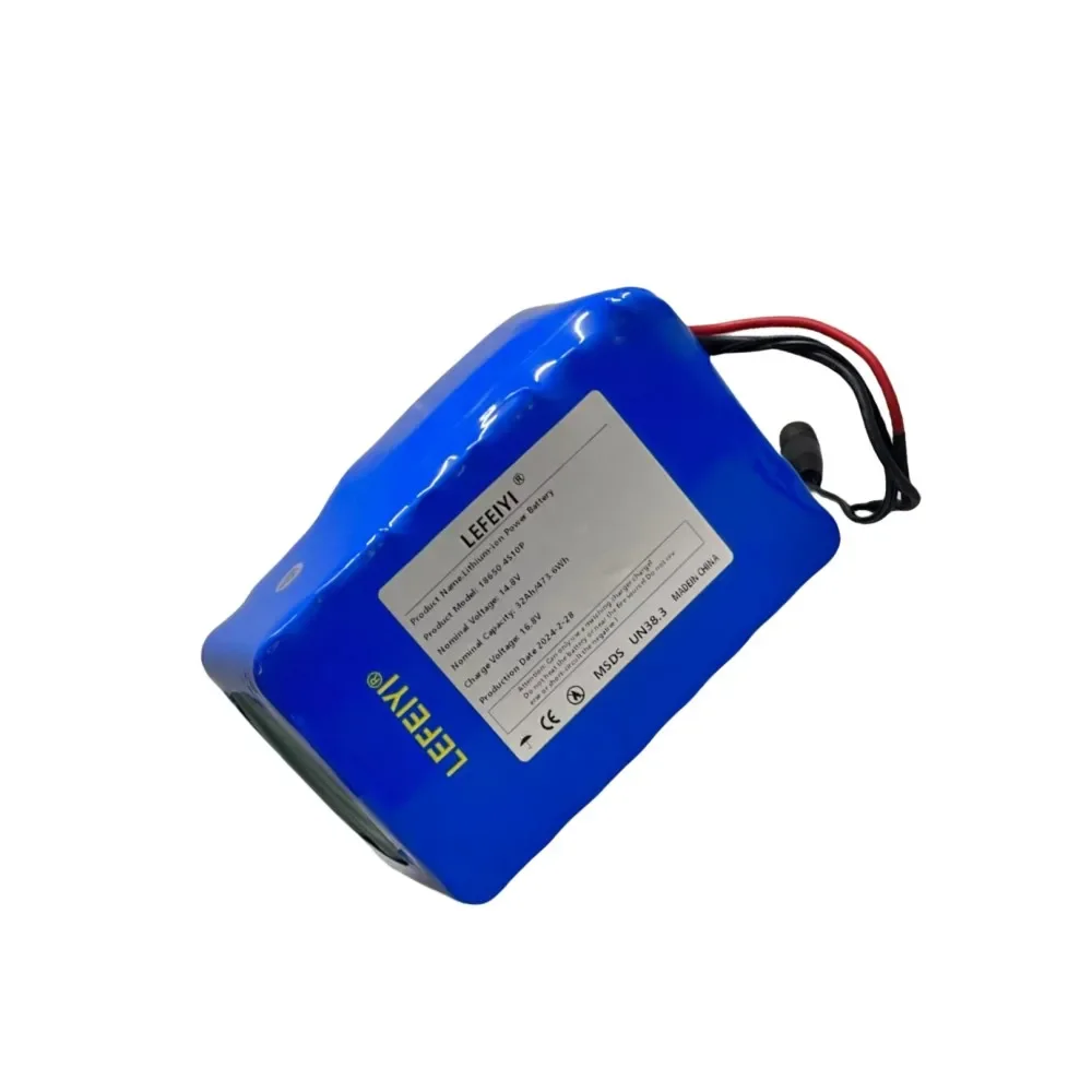 حزمة بطارية ليثيوم 4S10P 16.8V 34Ah 14.8V مع BMS، تستخدم للمحولات والروبوتات الذكية والمعدات عالية الطاقة وما إلى ذلك