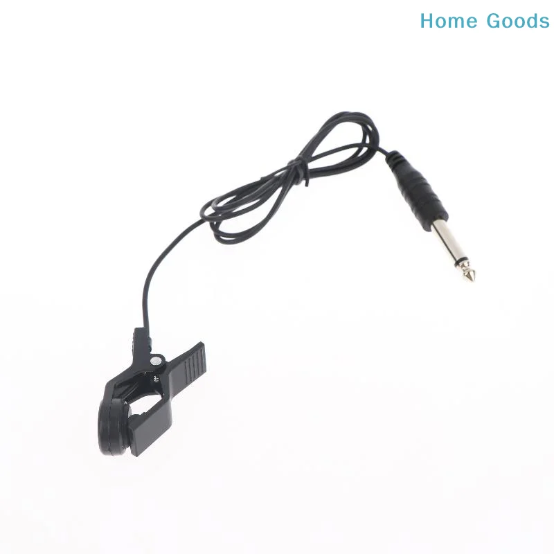 preferredClip On Portable Piezo Pickup Microphone with Jack for Fast Mounting on Guitar No Damage Clear Soundproduct
