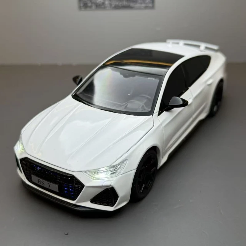 

1:24 RS7 Sportback Sports Car Model Simulation Alloy Toy With Sound Light Series Hobby Collection Children's Birthday Gifts